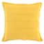 River Yellow Ribbed Throw Pillow, 20"