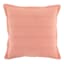 River Pink Ribbed Throw Pillow, 20"