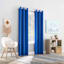 Tiny Dreamers Lyle Blue Blackout Grommet Curtain Panel, 84"