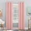 Tiny Dreamers Lyle Blush Pink Blackout Grommet Curtain Panel, 84"