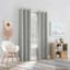 Tiny Dreamers Grey Blackout Grommet Curtain Panel, 84"