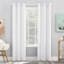 Tiny Dreamers Lyle White Blackout Grommet Curtain Panel, 84"