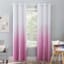 Tiny Dreamers Blush Ombre Blackout Grommet Curtain Panel, 84"