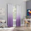Tiny Dreamers Purple Ombre Blackout Grommet Curtain Panel, 84"
