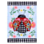 Patterned Ladybug Garden Flag, 18"