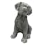 Sitting Puppy Outdoor Garden Statue, 11"