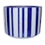 Providence Indoor Blue & White Striped Ceramic Pot, Small