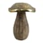 Honeybloom Decorative Gold Top Mushroom Outdoor Garden Statue, 5"