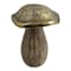 Honeybloom Decorative Gold Top Mushroom Outdoor Garden Statue, 5"