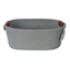 Trist Grey Rectangle Storage Bin, Large