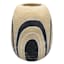 Tracey Boyd Black & Tan Ceramic Vase, 9"