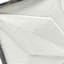 Found & Fable White Origami Design Vase, 8"