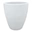 Powell White Ceramic Outdoor Planter, Large