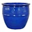 Dana Blue Ceramic Outdoor Planter, Medium