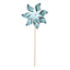 Ty Pennington Blue Striped Whirligig, 41"