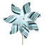 Ty Pennington Blue Striped Whirligig, 41"