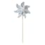 Silver Holographic Whirligig, 29"