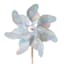 Silver Holographic Whirligig, 29"