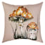 Honeybloom Field Cup Sesame Square Outdoor Throw Pillow, 16"
