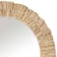 Ty Pennington Natural Driftwood Round Wall Mirror, 35"
