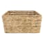 Found & Fable Kai Tall X Weave Rectangle Storage Basket, Medium