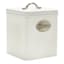 Preston White & Silver Storage Canister, Medium