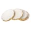 Grace Mitchell Marble Coaster W Gold Rim