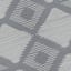 (D586) Arya Grey Diamond Design Washable Area Rug, 8x10