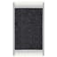 (D587) Found & Fable Arya Black & White Washable Accent Rug, 3x5