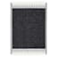 (D587) Found & Fable Arya Black & White Washable Area Rug, 5x7
