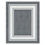 (B841) Providence Noa Grey Border Washable Area Rug, 8x10