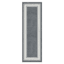 (B841) Providence Noa Grey Border Runner, 2x6