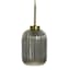 Metallic Glass Ribbed Hardwire Pendant Light, 8"