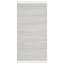 (E464) Found & Fable Soho Grey Tasseled Area Rug, 5x7