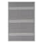 (E467) Honeybloom Terrace Blue Striped Area Rug, 8x10