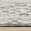 (E475) Tracey Boyd Athens Grey Diamond Design Outdoor Area Rug, 5x7