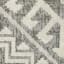 (E475) Tracey Boyd Athens Grey Diamond Design Outdoor Area Rug, 5x7