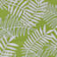 Green Palm Area Rug, 7x10