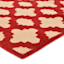 Torino Red Trellis Area Rug, 5x7