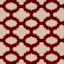 Torino Red Trellis Area Rug, 5x7