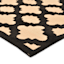 Torino Black Trellis Area Rug, 5x7