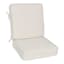 2-Piece Tristan Heather White Premium Outdoor Deep Seat Cushion