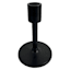 Found & Fable Black Metal Taper Candle Holder, 6"