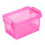 Pink Storage Box with Lid, 0.7l