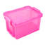 Pink Storage Box with Lid, 2.7l