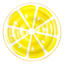 Lemon Print Island Pool Float, 60"
