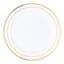Set of 10 Gold Rim Salad Plates