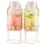 Double 1-Gallon Beverage Dispenser with Stand