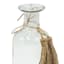 Honeybloom Clear Glass Tassel Vase, 8.5"