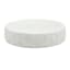 Honeybloom Katherine White Ceramic Soap Dish, 4.3"